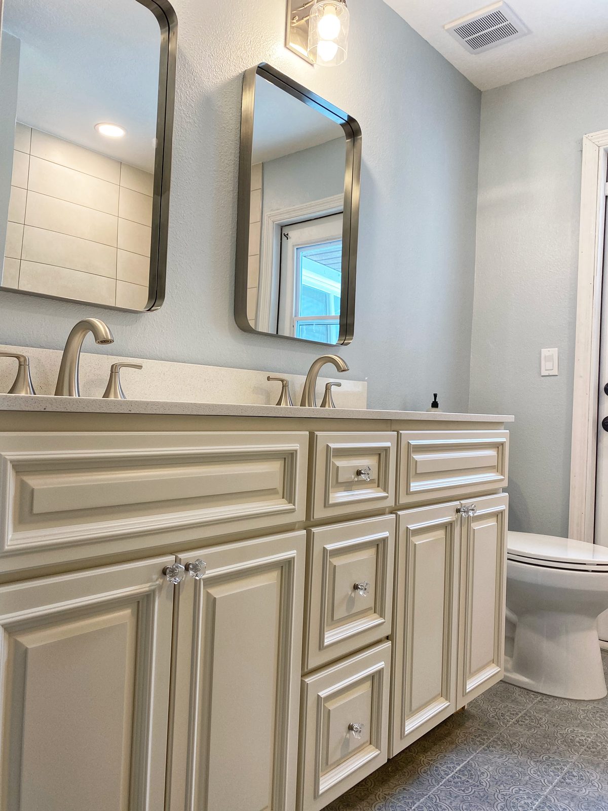 Bathroom vanity renovation in Seven Springs