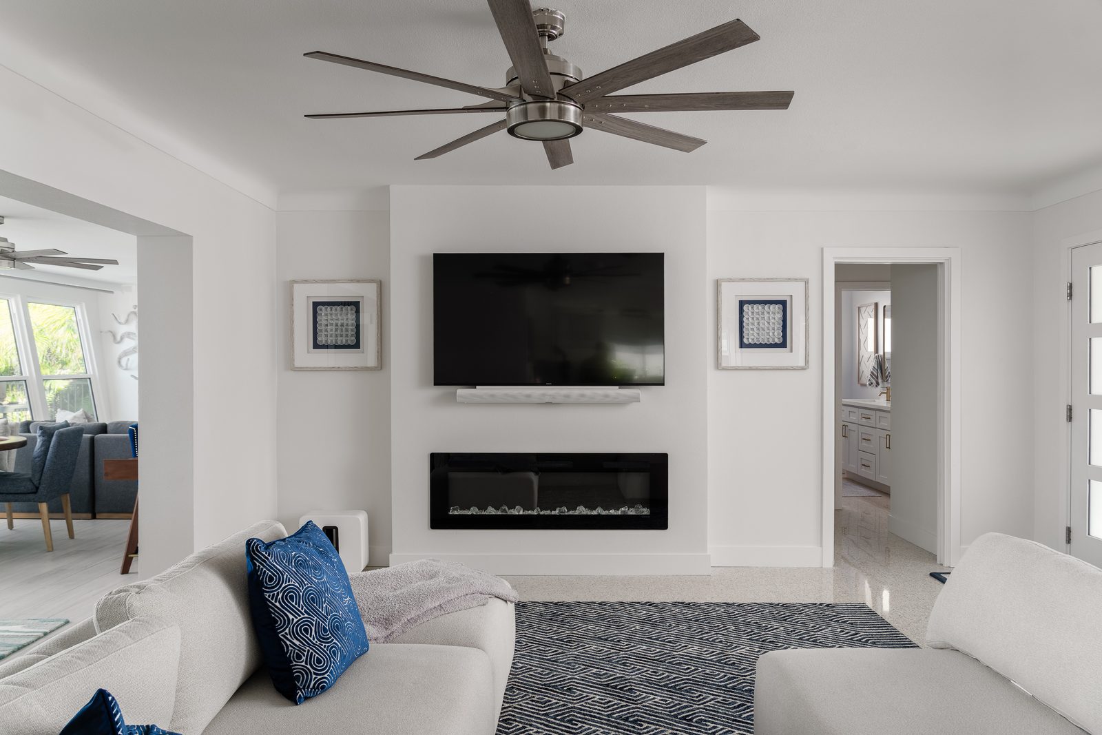 Living room renovation — Treasure Island